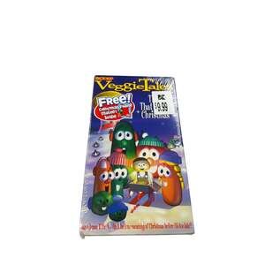 VTG New Veggie Tales The Toy that Saved Christmas VHS. Sealed. 1998